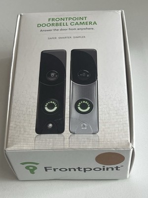 Frontpoint A2BAC01256 Doorbell Camera Safer Smarter Simpler Speaker Microphone