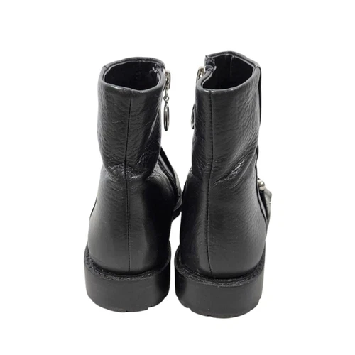 Avec Les Filles Graham Black Studded Leather Ankle Boots - Imagen 2 de 14