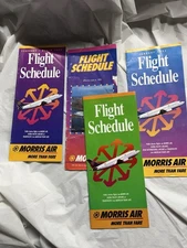 Vintage Morris Air Flight Schedules, Good Condition.