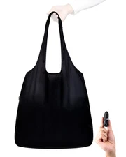 Ultra-Lightweight Standard Size Tote Bag for Women & Heavy Duty Reusable Grocery