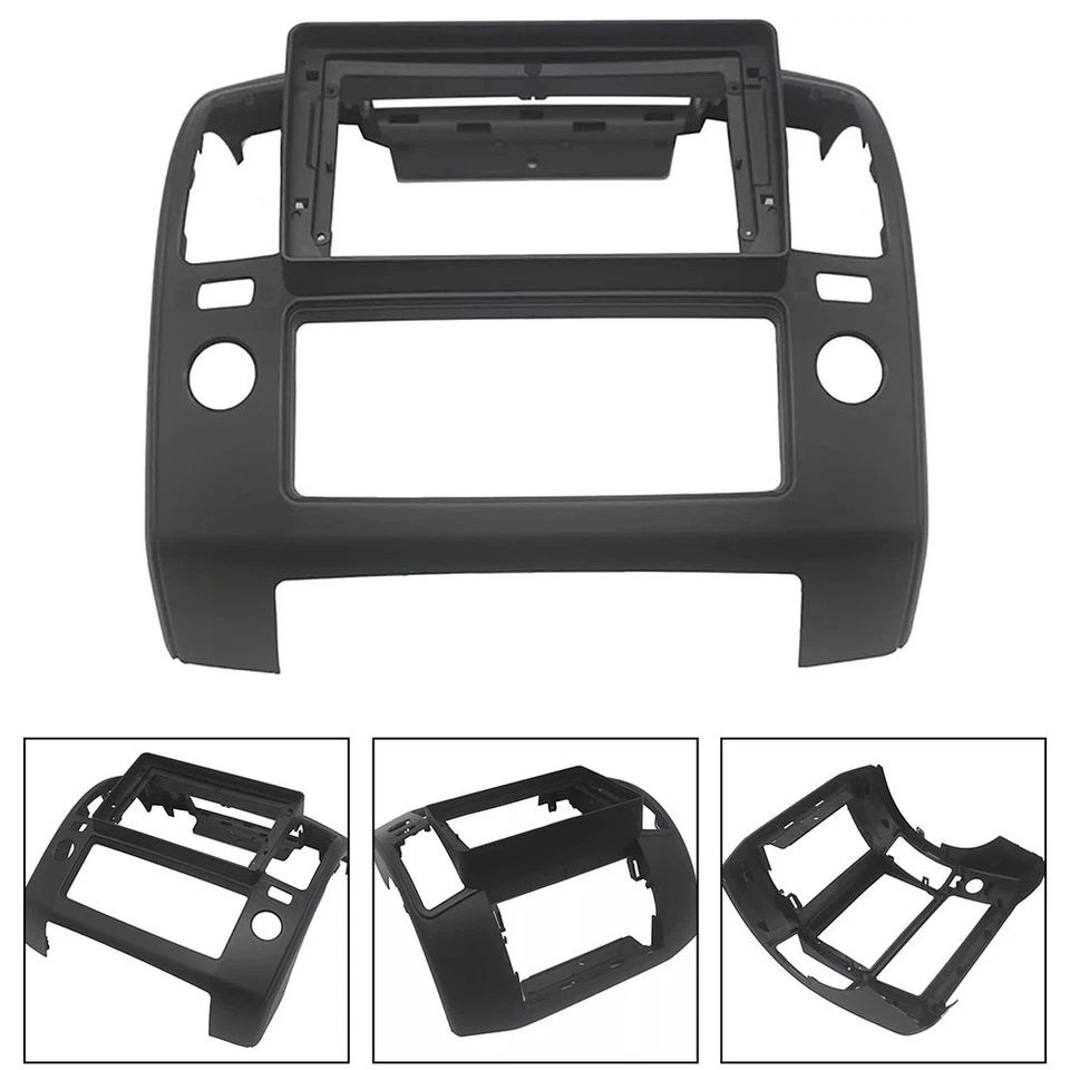 For Car Interior Car Stereo Radio Fascia Car Stereo Installation Black ABS Trim - Image 4 of 4