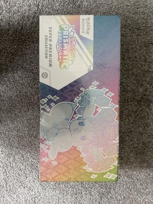 Pokémon Prismatic Evolutions Super Premium Collection SPC - Brandneu & Sealed