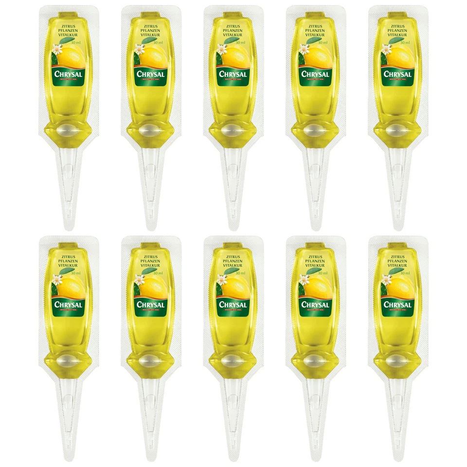 Chrysal Zitruspflanzen Vitalkur 10x 30 ml Gebrauchsfertiger Zitrus Dünger