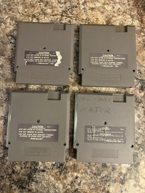 NES Game Lot Mario/Duck Hunt TMNT Hunt For Red October T&C Surf Designs Tested