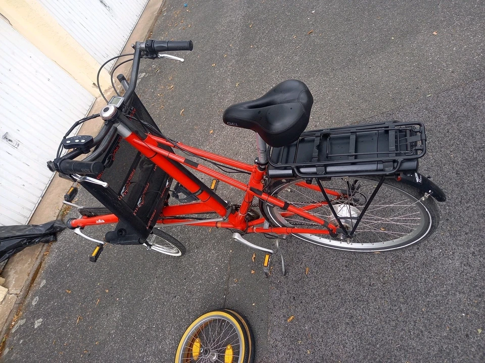 Elektro TANDEM Hase mit Anfahrthilfe 6 Hilfestufen Gangschaltu. Gelsattel Robust - Bild 2 von 4