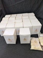 22x Candle Jars with Bamboo Lids + Scripted Scents Wax | Job Lot |