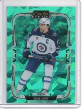 2025-26 OPC O-Pee-Chee Platinum Turquoise Fragments Adam Lowry #/249 Jets