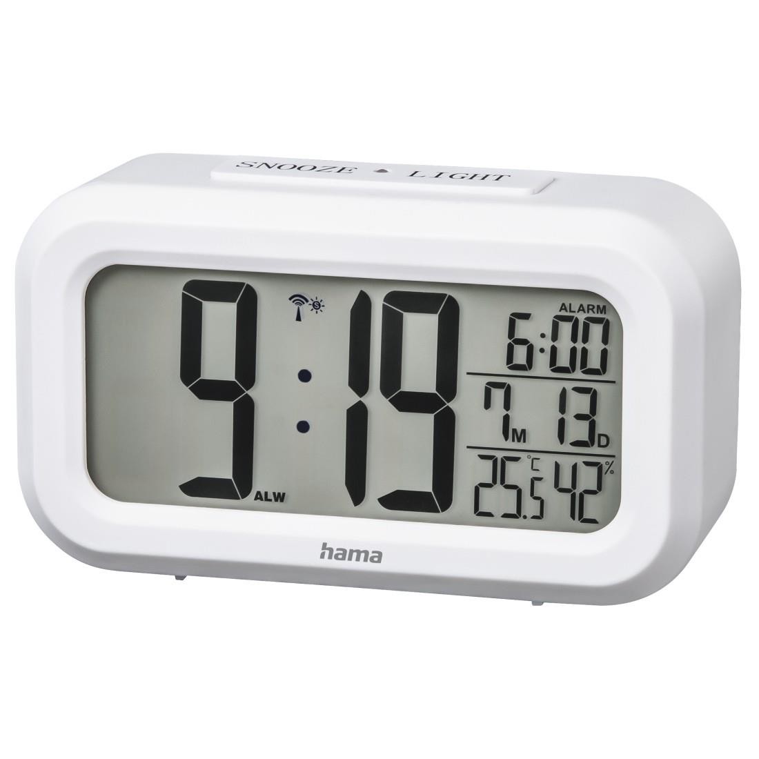 Réveil radio-piloté Hama RC 660 à capteur de lumière automatique