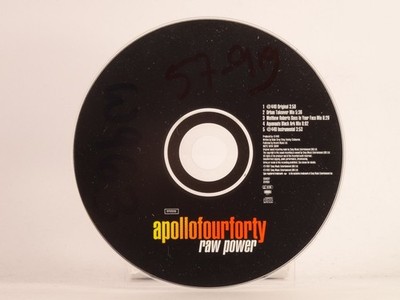 APOLLO FOUR FORTY RAW POWER (X7) 5 Track CD Single including Plastic Sleeve EPIC
