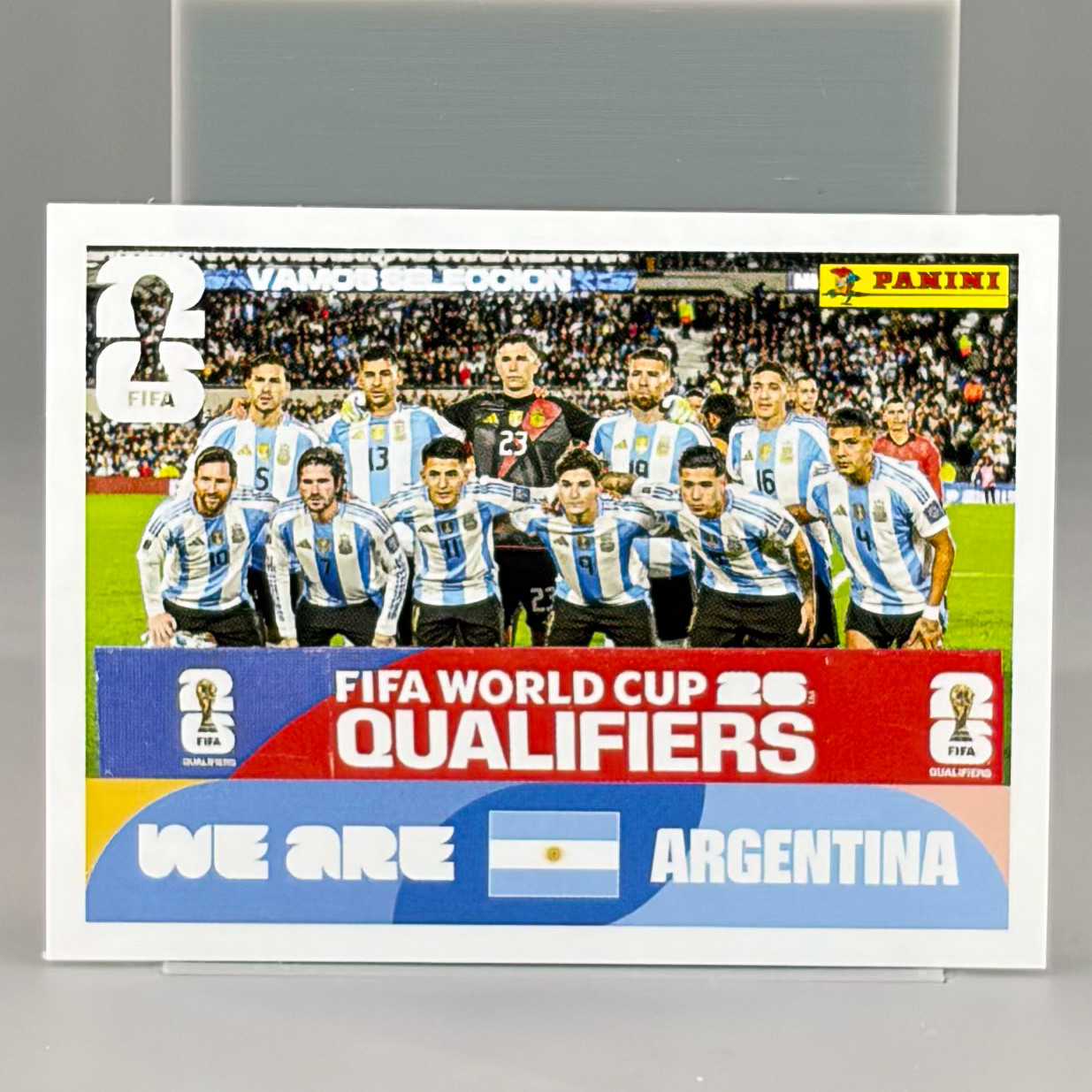 Argentina ARG 2026 Panini FIFA World Cup Stickers Messi Blue - You Pick