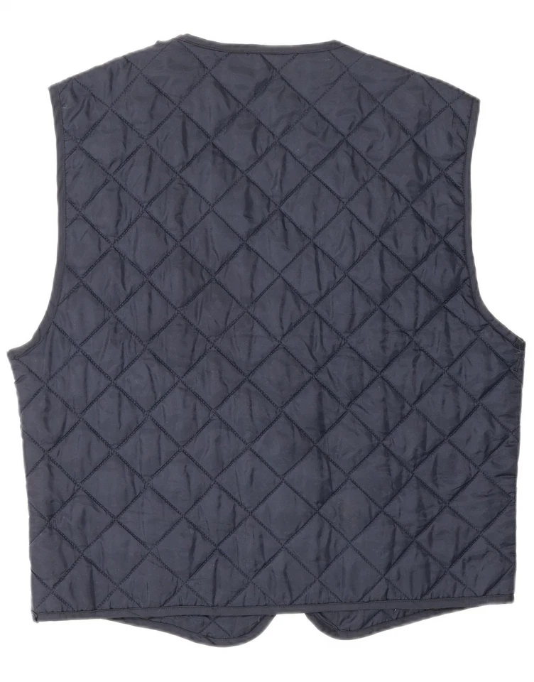 SPALDING Mens Quilted Gilet UK 38 Medium Navy Blue FA18 - Image 2 of 3