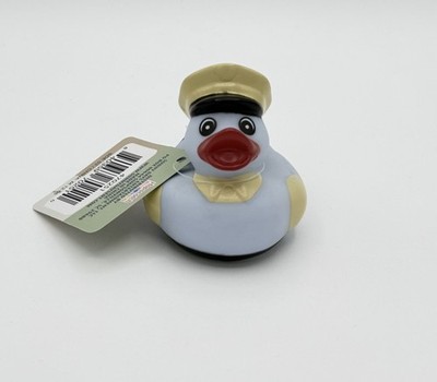 Captain Rubber Duck Bath Toy Sunny Days Approx 3  Tall