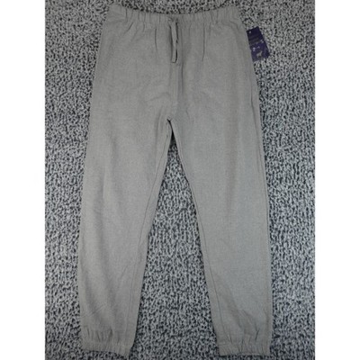 Bottoms Out Mens Woven Twill Joggers Grey Outdoor Collection Size M NEW