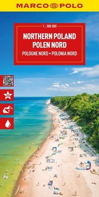 MARCO POLO Reisekarte Polen Nord 1:300.000 Straßenkarte und Autokarte mit seh...
