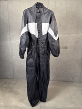 Thunder Under Motorcycle Rain Suit Men's Large Black Waterproof