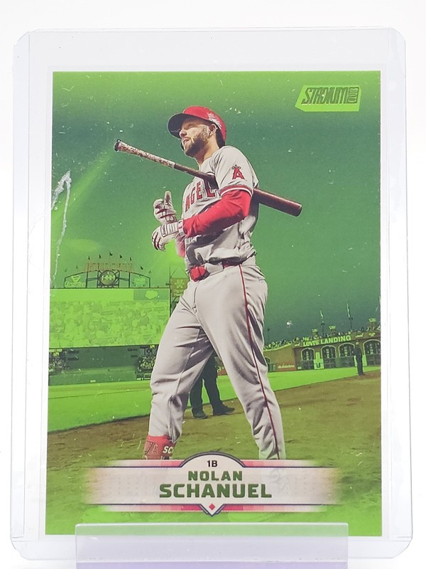NOLAN SCHANUEL 2025 TOPPS STADIUM CLUB GREEN #88 ANGELS Q7262