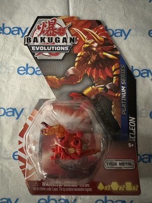 Bakugan Evolutions Arcleon Platinum Series True Metal Red Figure Free Shipping