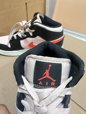 Size 5Y - Nike Air Jordan 1 Mid GS Atmosphere Pink Black 2022 554725-604