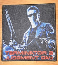 Terminator 2: Judgment Day Sci Fi Movie Woven Patch 4x4 RARE