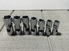 Snap On SU 1/2"DRIVE 7PC. SWIVEL SOCKET SET Snap-On 9/16-15/16