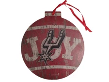 SAN ANTONIO SPURS Joy Christmas Ornament Wood Sign / Wall Art