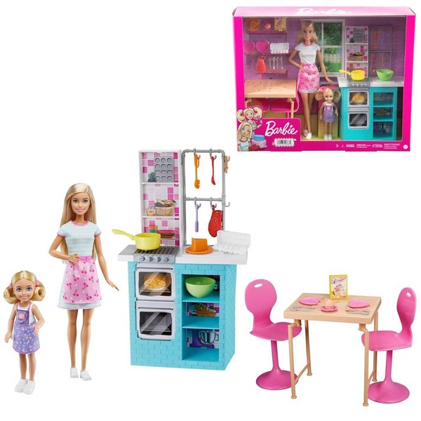 Backspaß Spielset | Barbie | Mattel HBX03 | KüChe Mit Puppen & ZubehöR-image