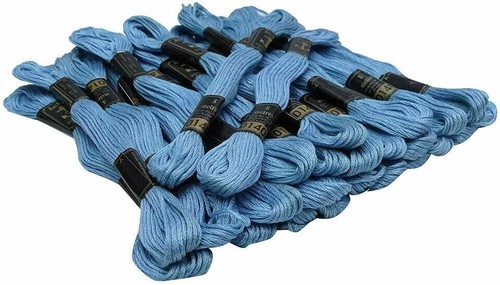 Anchor 0140 Sewing Embroidery Cotton Cross Stitch Stranded Threads Floss Blue - Picture 3 of 5
