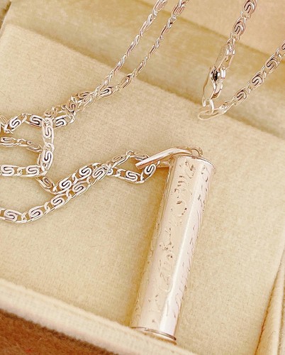 Hirze Imam Jawaad Dua Samawaat Engraved on 925 Silver Locket & 925 Silver Chain - Picture 9 of 9