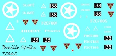 Braille Decals 1/72 Belgian Brigade Piron Vehicles #2