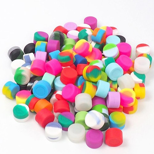 10-Pack 3ml Mini Silicone Containers – Multicolor, Food Storage, Non-Stick With Lids
