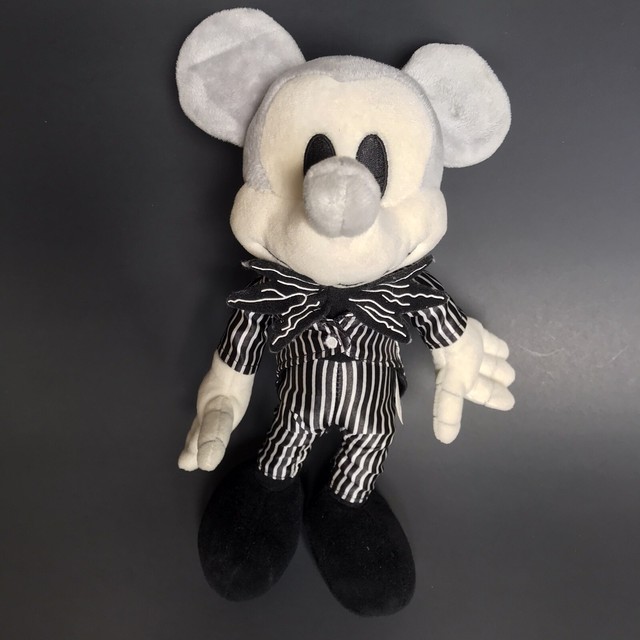 mickey mouse jack skellington plush