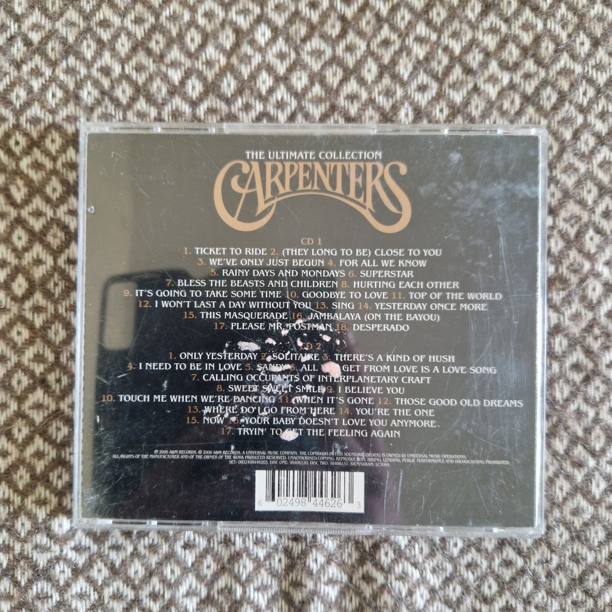 Carpenters – The Ultimate Collection / CD Album SLEEVE ONLY | eBay