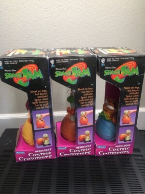 1996 Playmates WB Space Jam Cosmic Crammer Nerdlucks Vintage