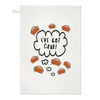 I've Got Crabs Geschirrtuch Geschirrtuch - Lustiger Witz Tier Krabbe