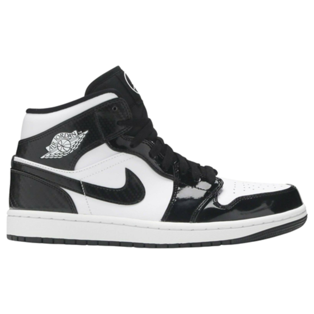 Jordan 1 Mid Carbon Fiber Black/White for Sale | Authenticity