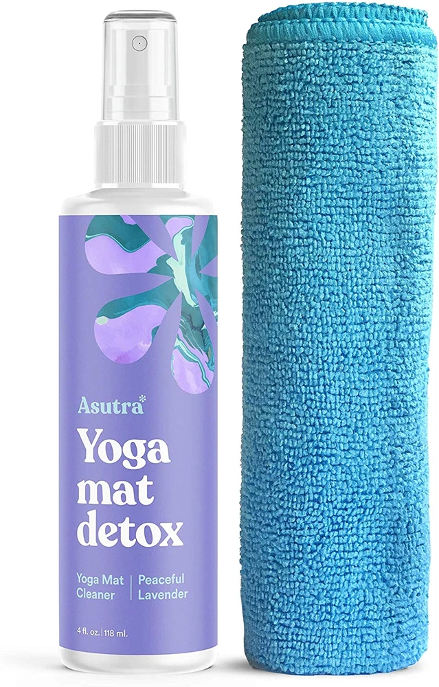 Lavender Yoga Mat Cleaner Spray - 4 Oz Organic & Non-Slippery Formula