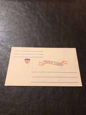 MILITARY -UNPOSTED POSTCARD - BLANK MILITARY CARD......SLOT 114