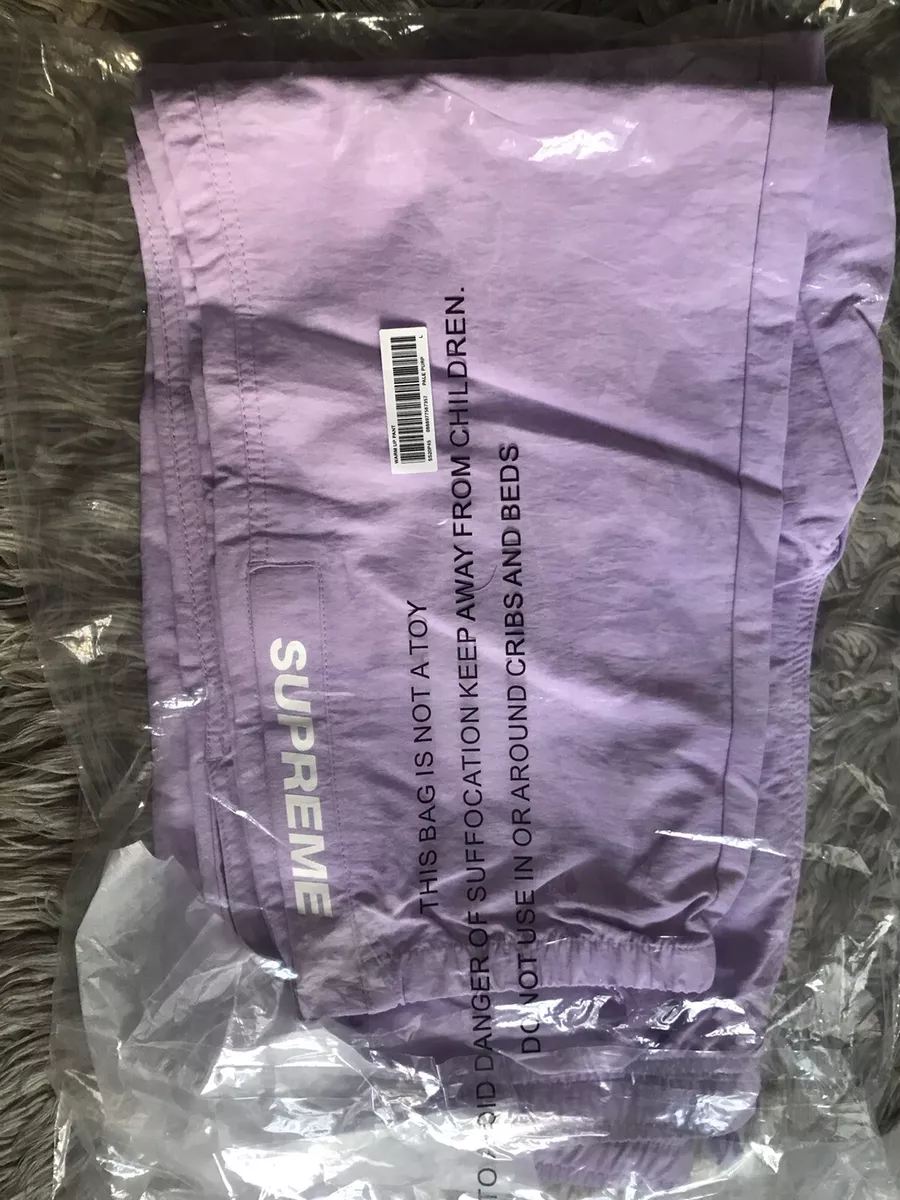 SUPREME 20ss Warm Up Pant Light Purple size L