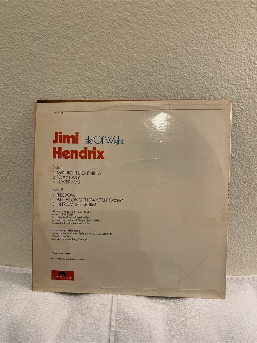 JIMI HENDRIX ISLE OF WIGHT Rare 2310 139 NM- Record LP | eBay