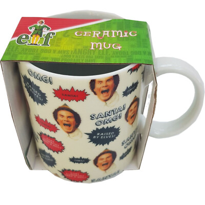 Buddy The Elf Film Film Weihnachtstasse Keramiktasse Primark All Over Print Santa OMG!