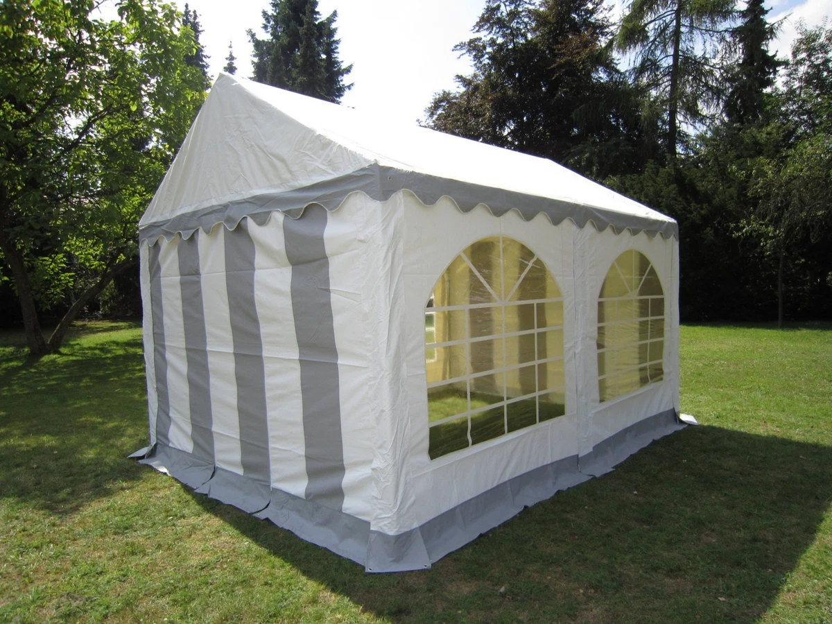 Stabilezelte Partyzelt 3x4 M Modular Professional – PVC 500 G/m², Beige, Ohne Fenster