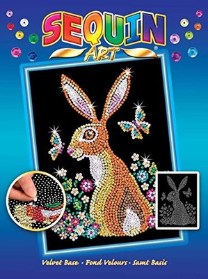 Sequin Art 1827 Hare Craft Project from The Blue Range 28 x 37 cm