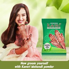 Kaveri Mehendi Powder 100 Natural Henna Powder for Hairs, Hands Feet 500gm