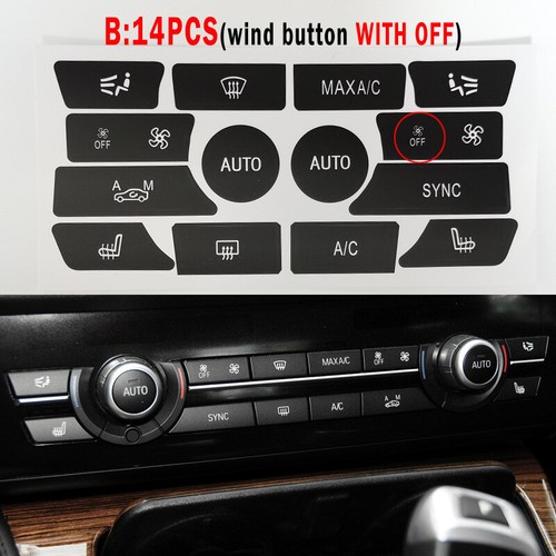 For BMW X5 2014-2018 X6 2014-2019 AC Climate Control Knob Button ...