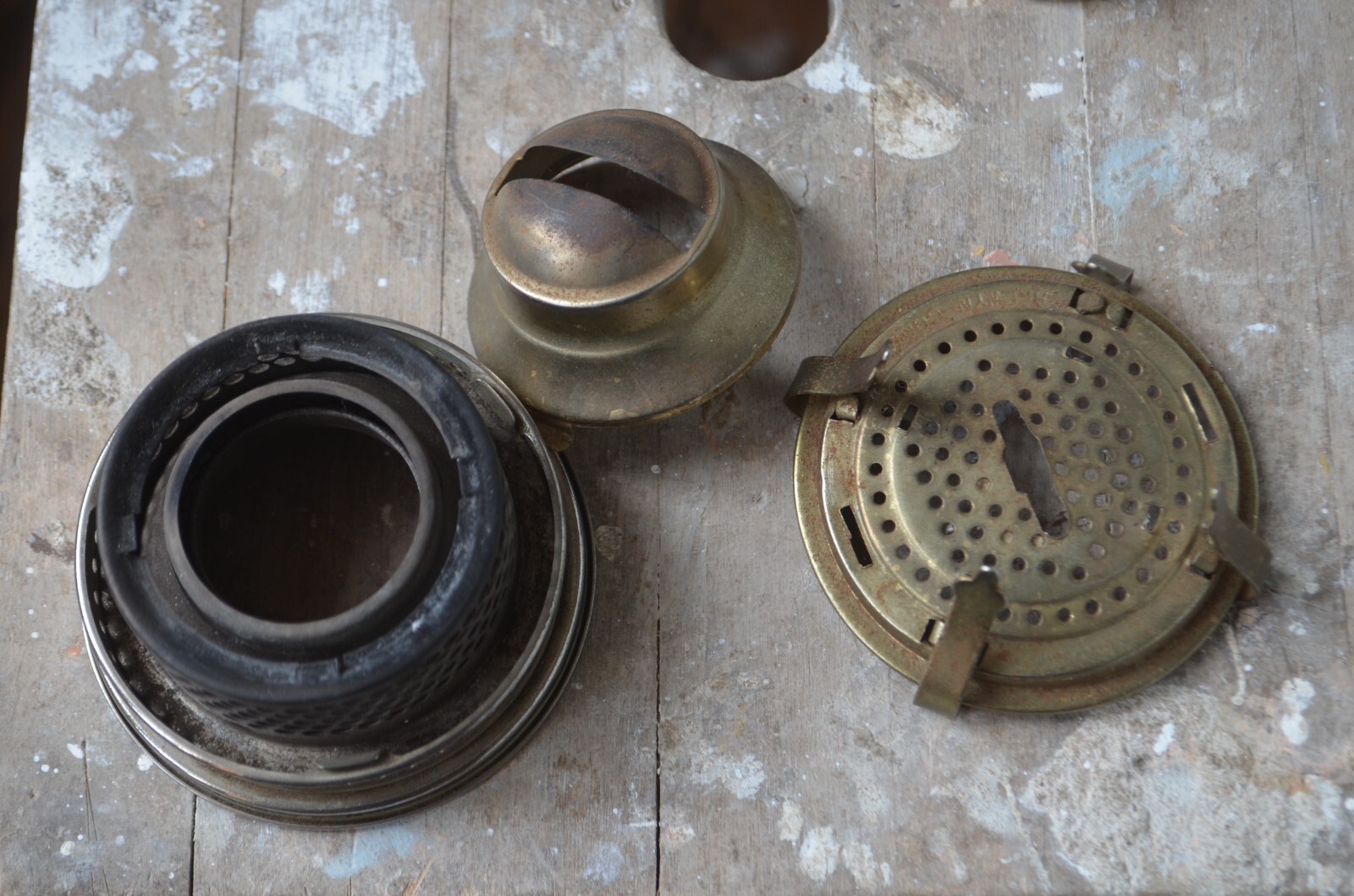 Bundle of Antique Vintage Oil Lamp Parts eBay