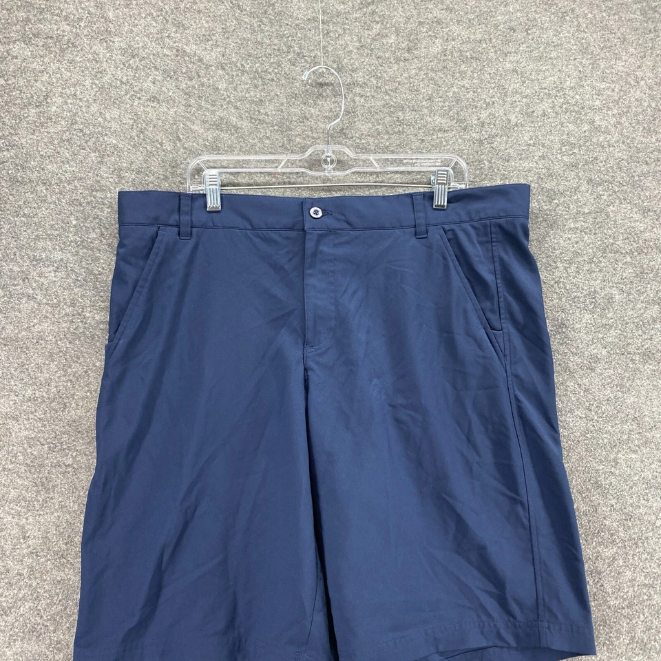 Pantalones Cortos Fila Hombres 38 Azul Tiro Medio Bermudas Bolsillos Frontales Planos Rectos Calce Regular Foto 3 de 4