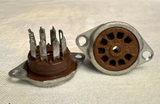 Vacuum Tube 9 Pin OEM Tube Socket Pre Owned