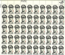 SC#1424 - 8c General Douglas MacArthur Sheet of 50 MNH P#32301 UL