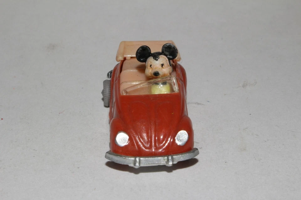 Años 60 MARX ELM DISNEYKINS DISNEY MICKEY MOUSE CONDUCCIÓN VOLKSWAGEN VW ESCARABAJO Foto 4 de 4