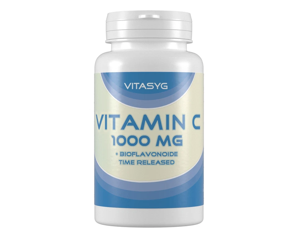 VITASYG Vitamin C 1000 mg - 240 Tabletten Bioflavonoide Hagebutte